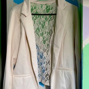 I’m selling cardigans and a white blazer